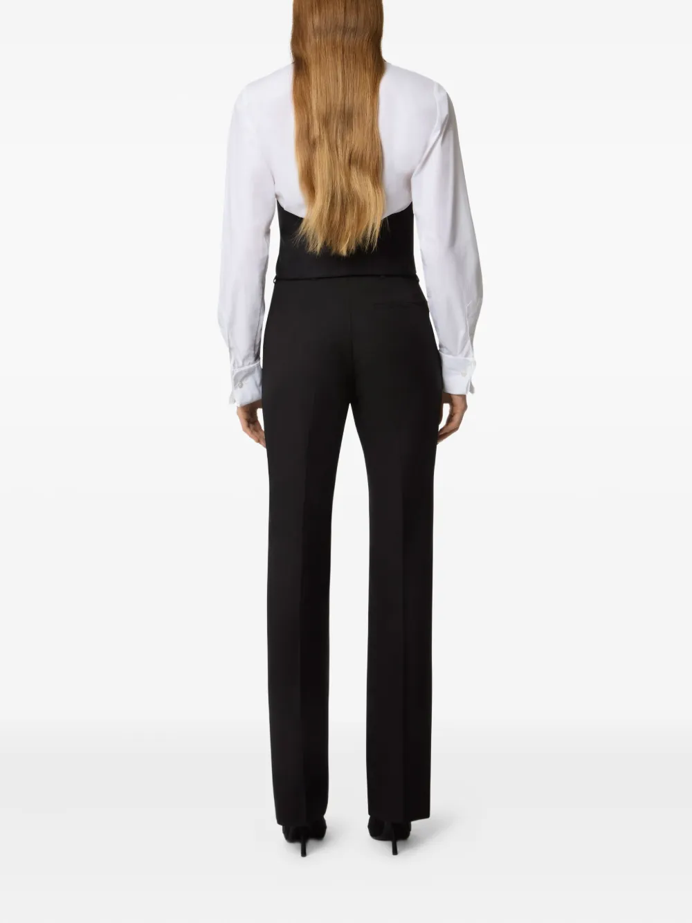 Nina Ricci Gabardine broek Blauw
