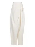 Nina Ricci draped wool trousers - Neutrals