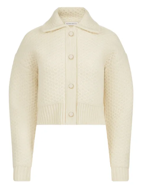 Nina Ricci textured-wool cardigan