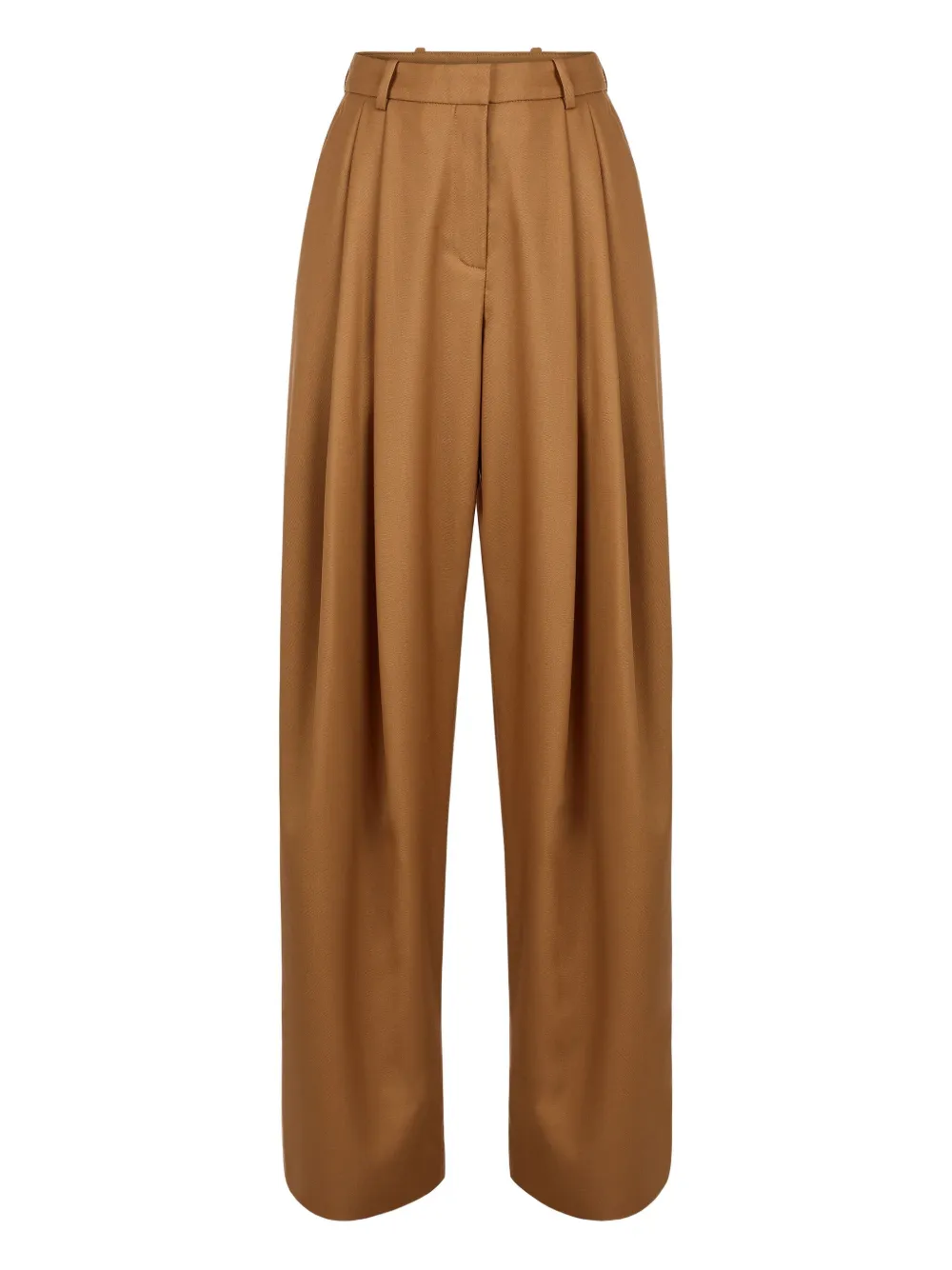 Nina Ricci Wollen plooibroek Bruin