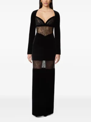 NINA RICCI ワンピース High-neck wool-blend maxi gown843000 Nina Ricci High-neck wool-blend maxi gown Nina Ricci
