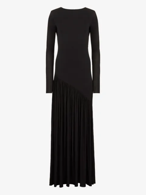 Nina Ricci vestido largo con diseño asimétrico