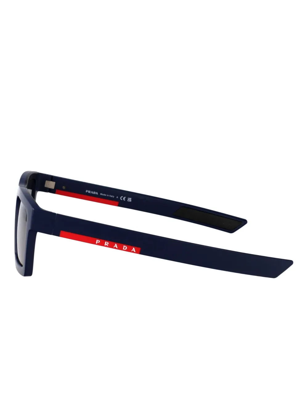 Prada Linea Rossa Zonnebril met vierkant montuur Blauw