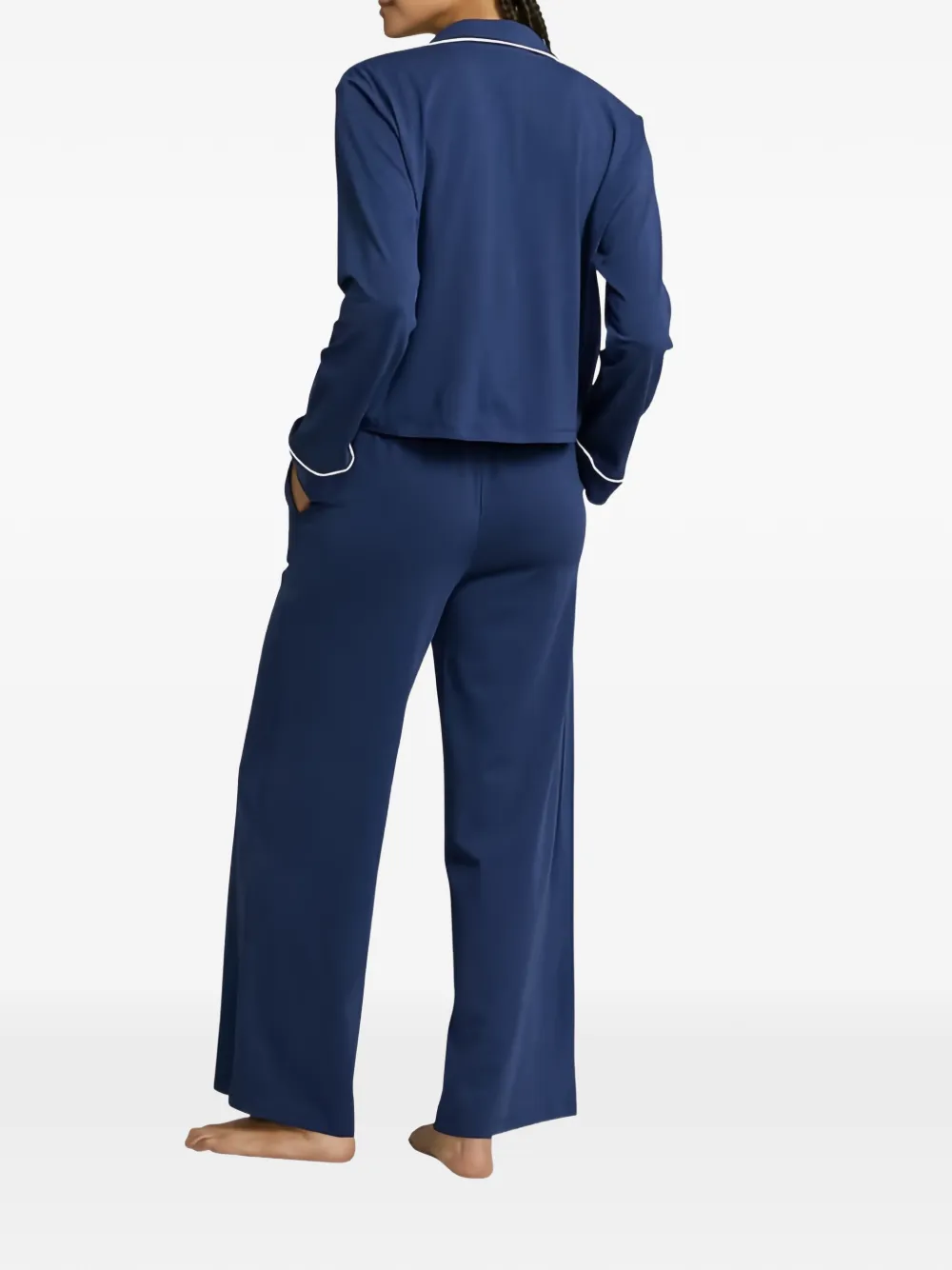 Polo Ralph Lauren Pyjama met afwerking Blauw