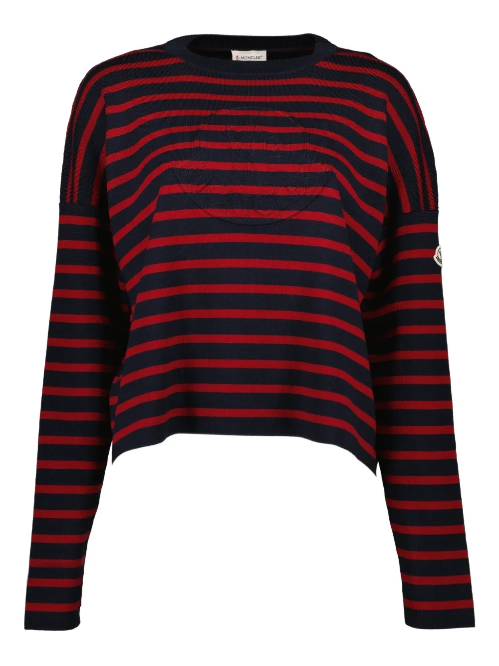 Moncler Gestreepte trui Rood