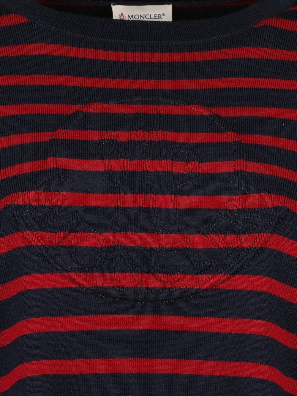 Moncler Gestreepte trui Rood