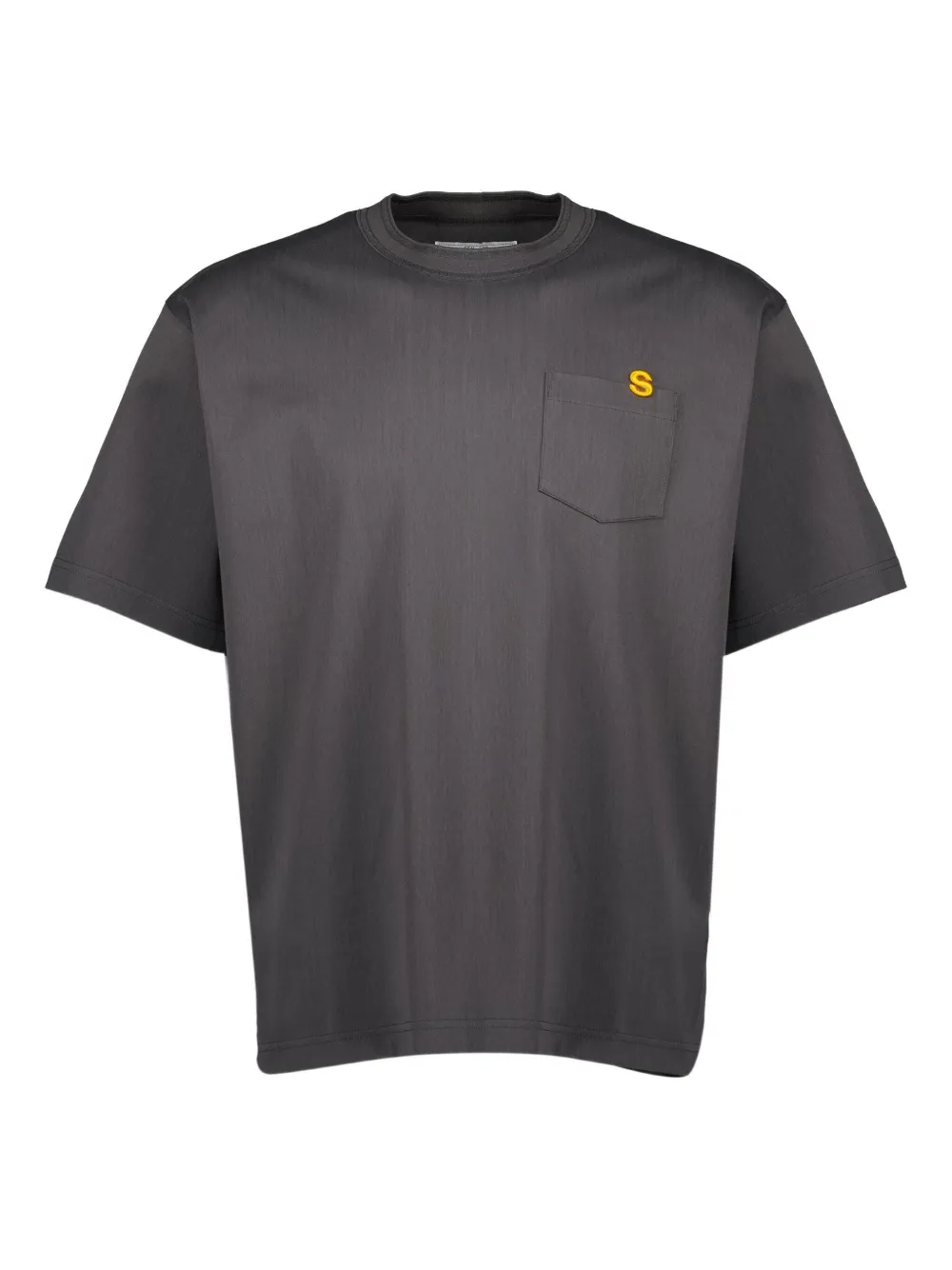 Sacai Katoenen T-shirt Grijs