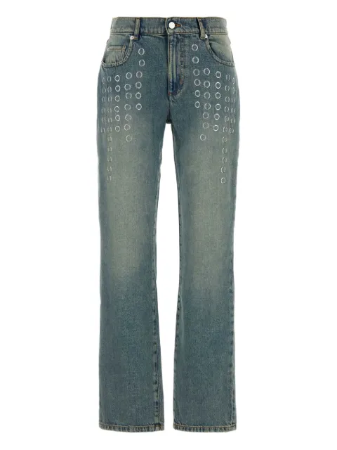 Gimaguas Emily eyelet-embroidered jeans