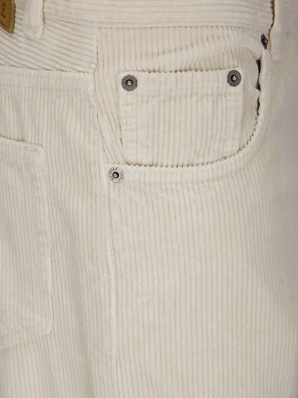 Haikure Bonnie corduroy jeans Beige