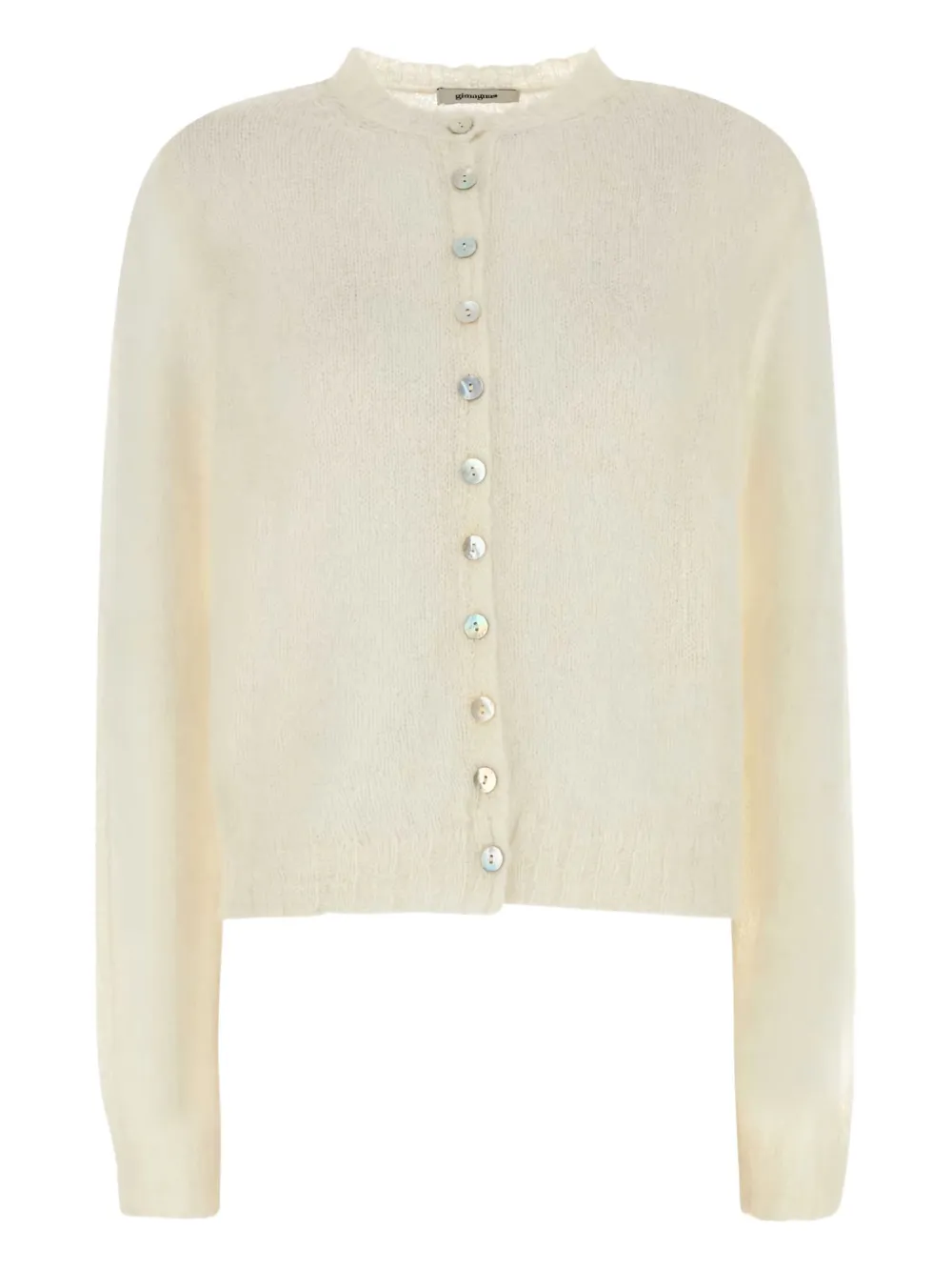 Kiss button-front cardigan