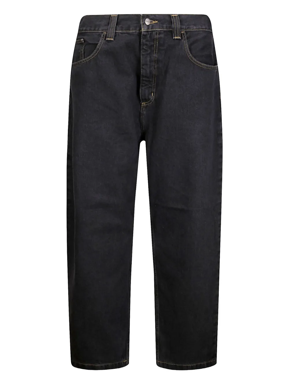 Carhartt WIP Brandon stone-washed jeans | Black | Image 1