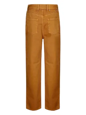 パンツ GOLDEN GOOSE Women Straight Pants GUP02123P001802 10100 Whit Golden Goose Brittany wide-leg Trousers | Yellow | FARFETCH JO