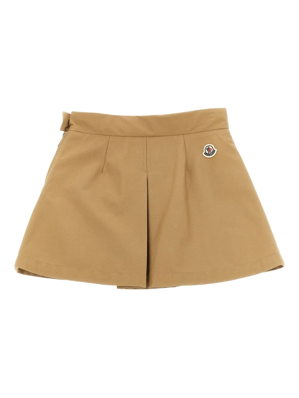 Moncler Enfant Plooirok met logopatch Bruin