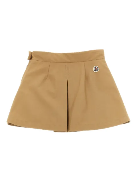 Moncler Enfant Saia com patch de logo