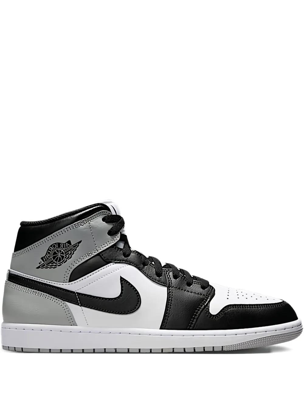 Jordan Air 1 Mid "Barons White Light Smoke Grey Black" sneakers Wit