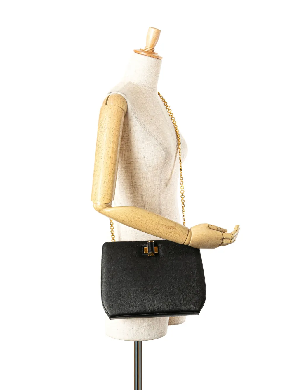 Ferragamo Pre-Owned 2000-2025 Leather Turnlock Chain crossbody bag | Pre-Owned | Image 2