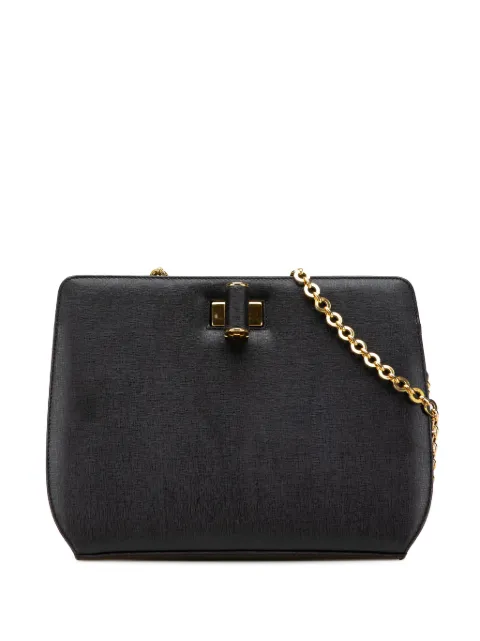 Ferragamo Pre-Owned 2000-2025 Leather Turnlock Chain crossbody bag