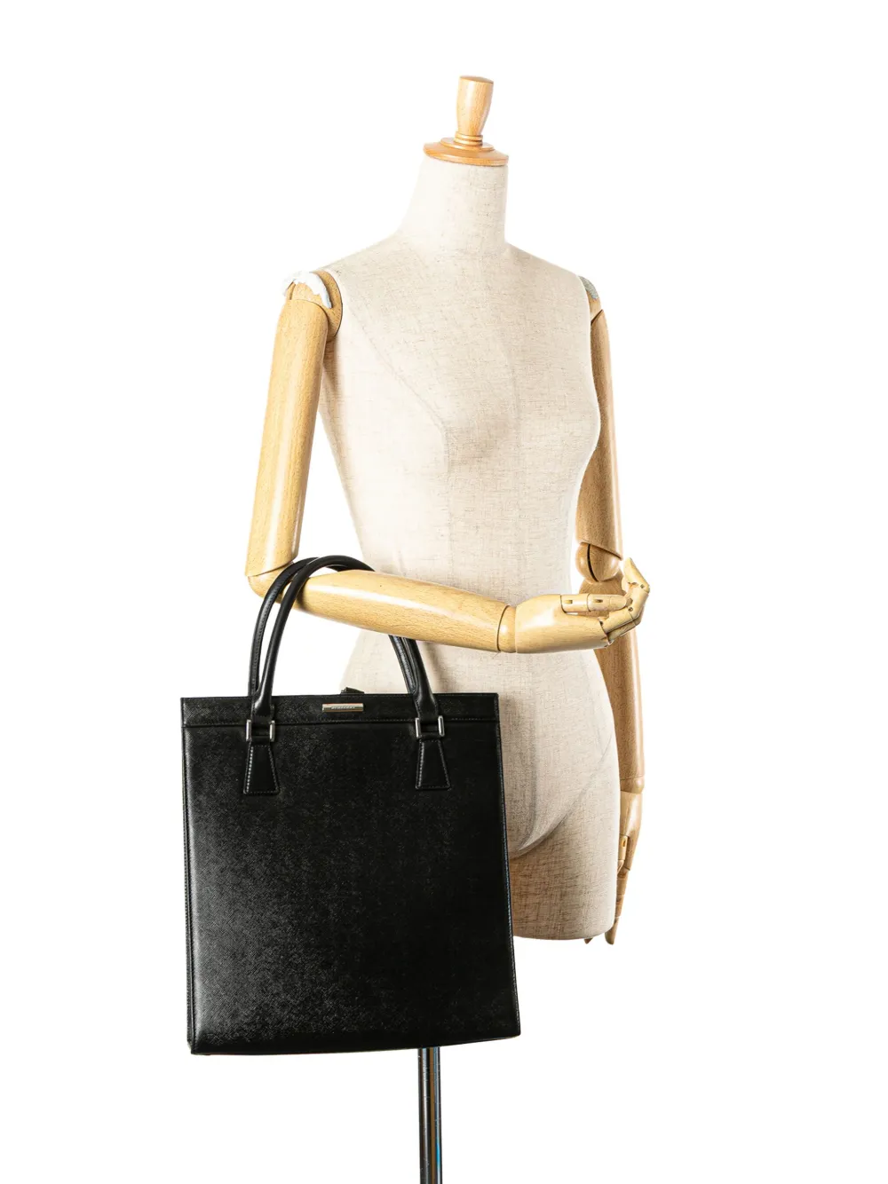 Burberry Pre-Owned 2000-2017 Leather tote bag | Pre-Owned | Image 2