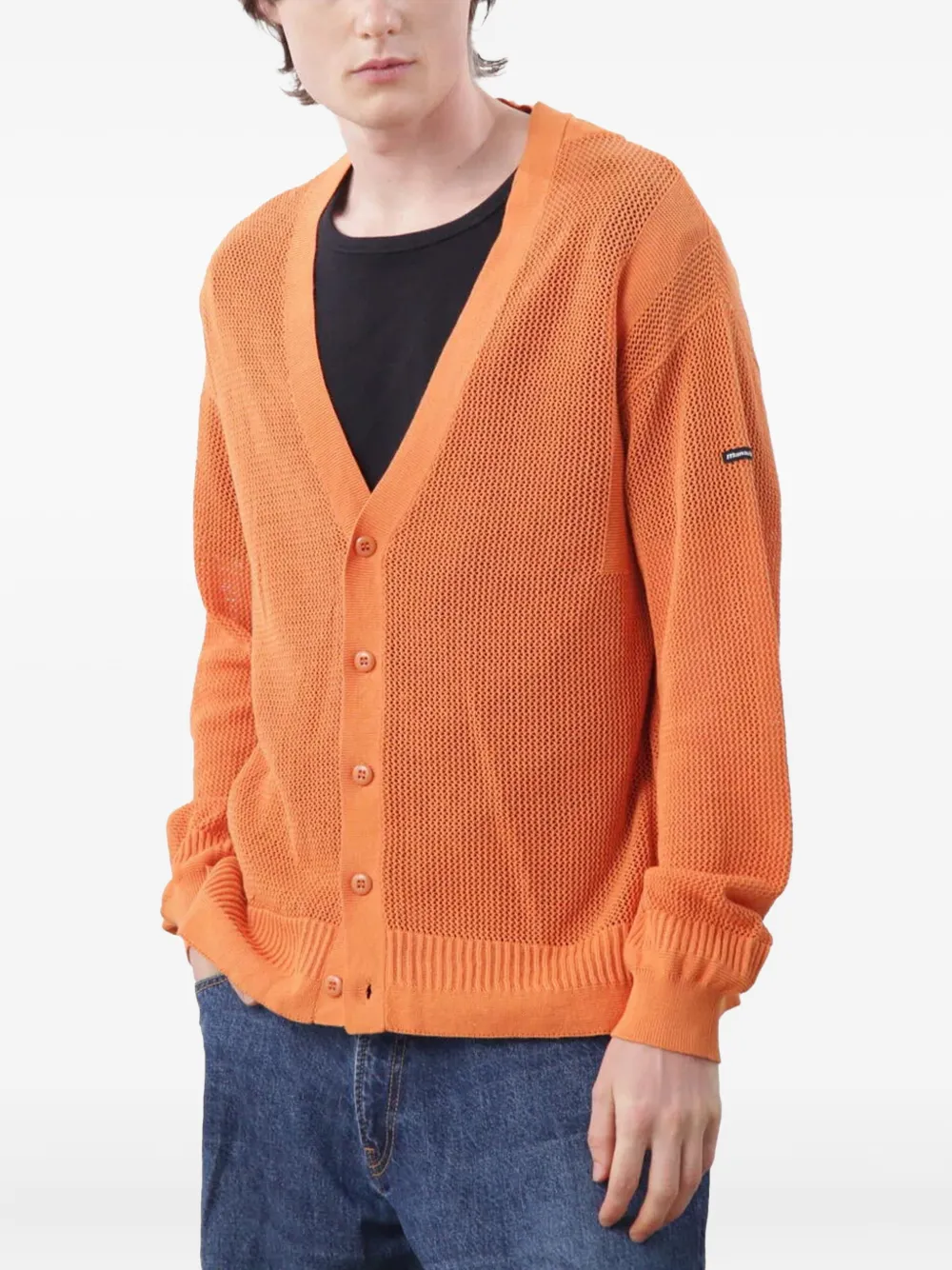 MANASTASH Hennep vest met mesh Oranje