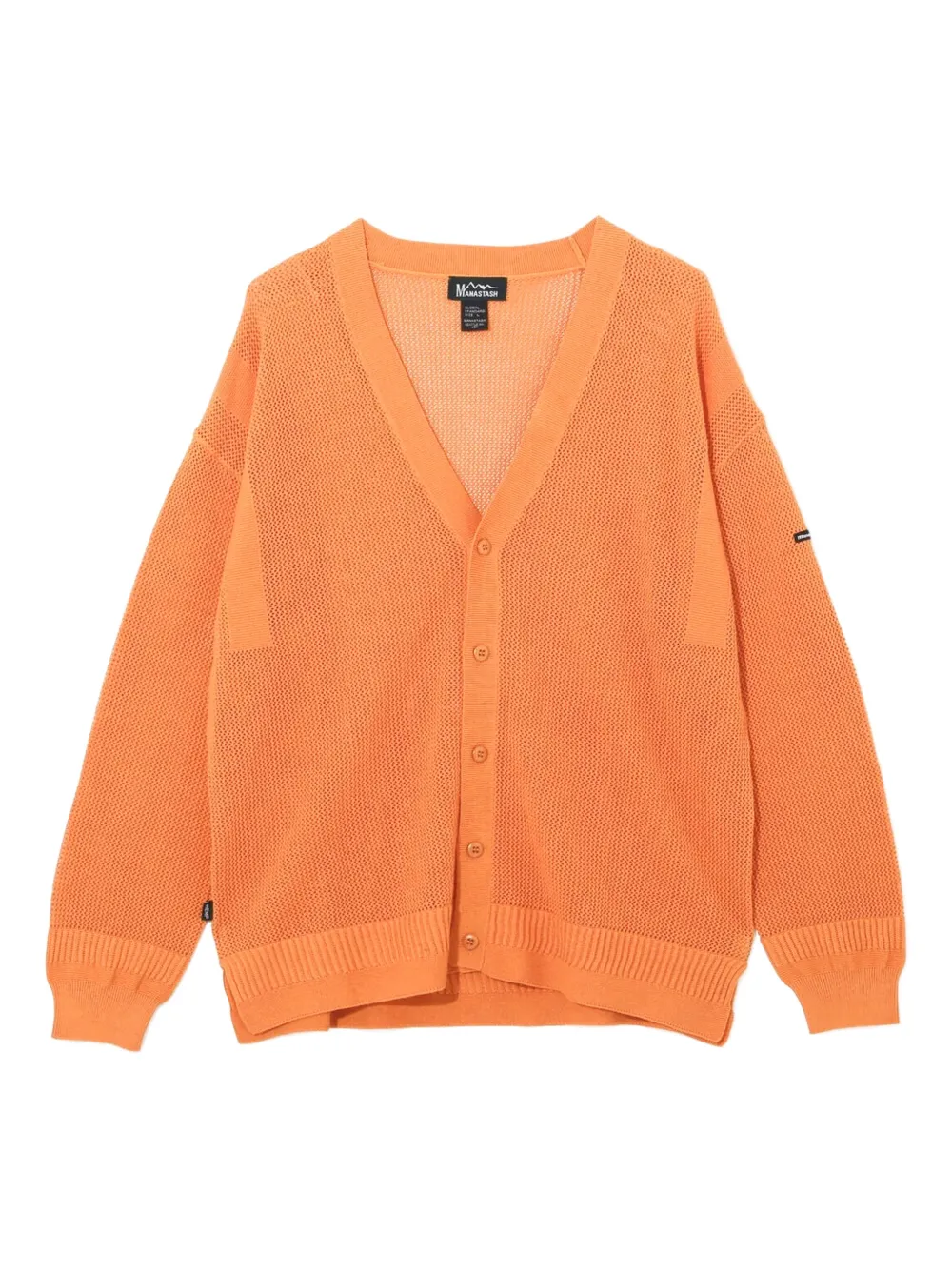MANASTASH Hennep vest met mesh Oranje