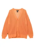 MANASTASH hemp mesh cardigan - Orange