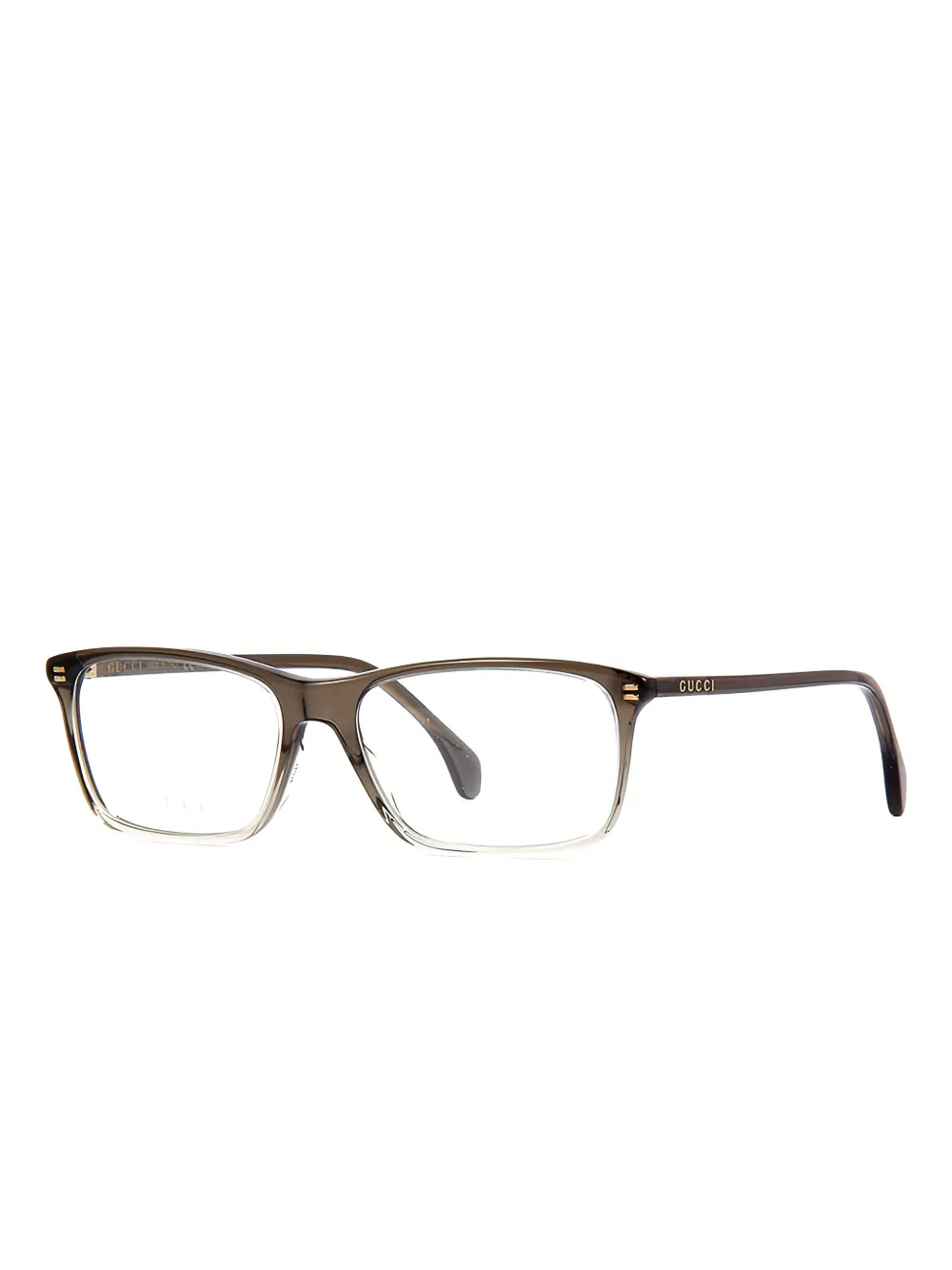 Gucci Eyewear GG0553O bril met rechthoekig montuur Bruin