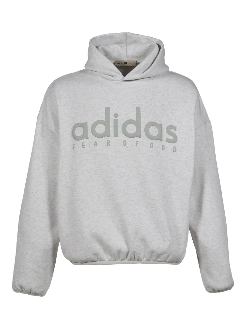 x Fear Of God logo hoodie