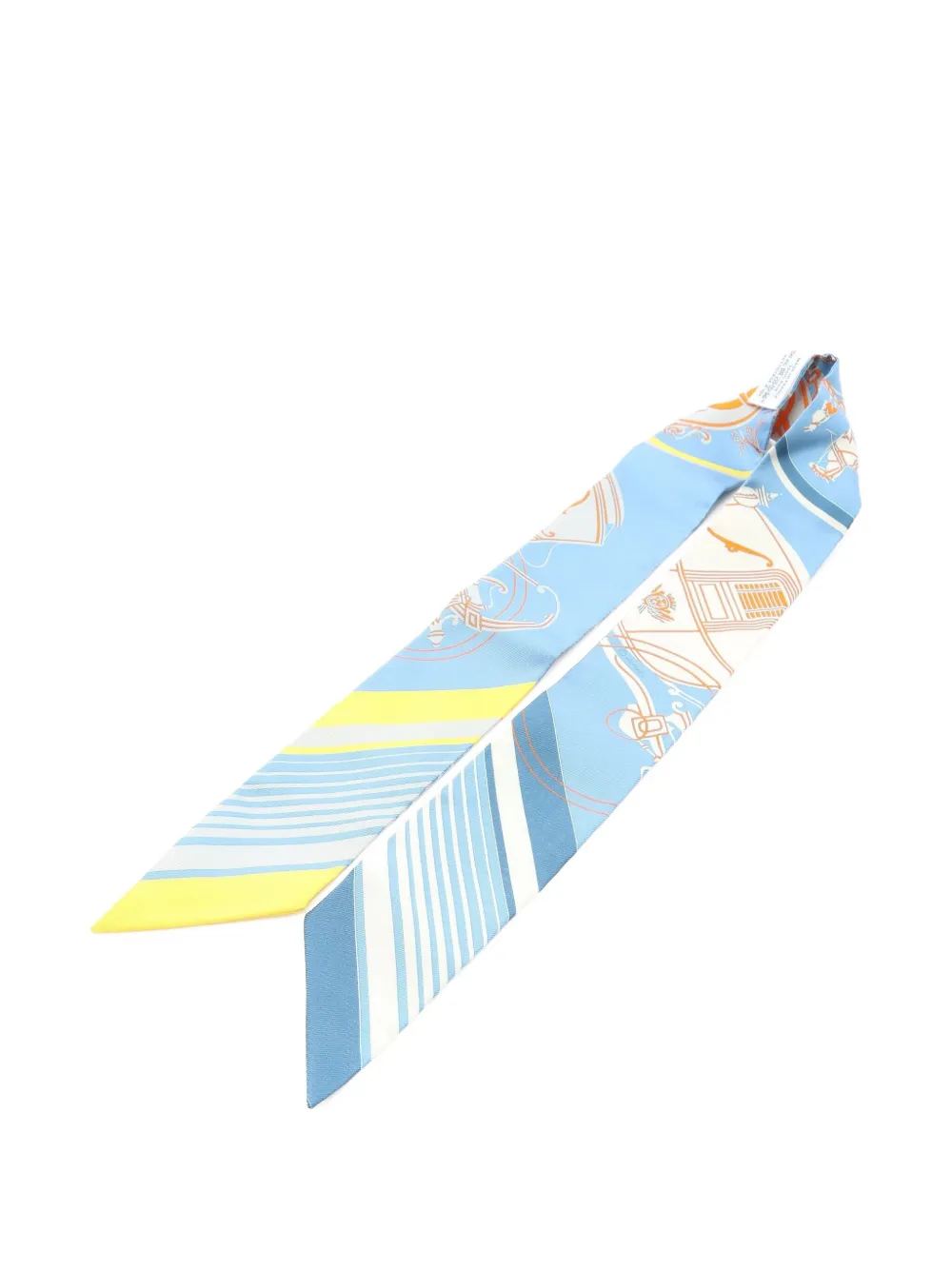 Hermès Pre-Owned 20s Ex-Libris Twilly silk scarves | Image 2