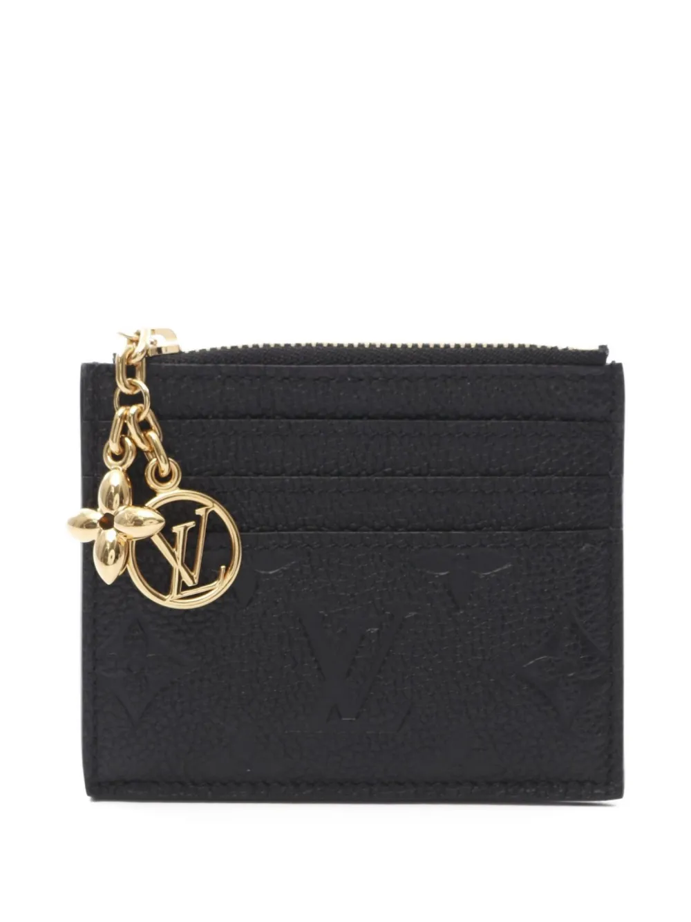 Louis Vuitton Pre-Owned 2021 Porto Cult Flora cardholder | Black | Image 1