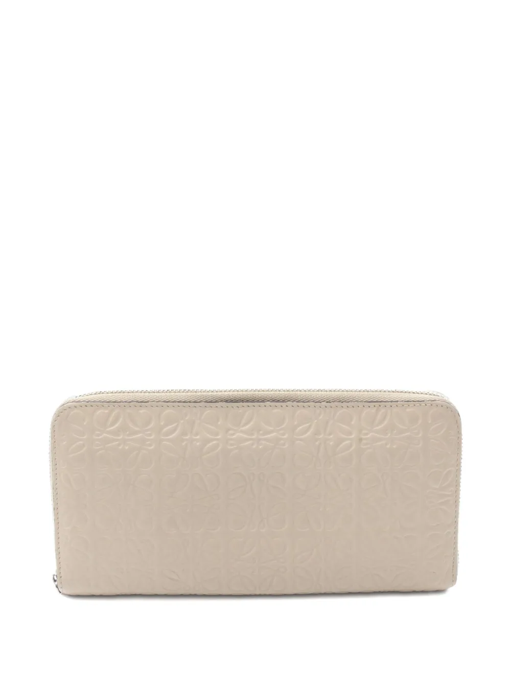 Loewe Pre-Owned 00s anagram round zipper wallet | 뉴트럴 | Image 1
