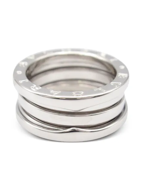 Bvlgari Pre-Owned 18K white gold B-zero ring