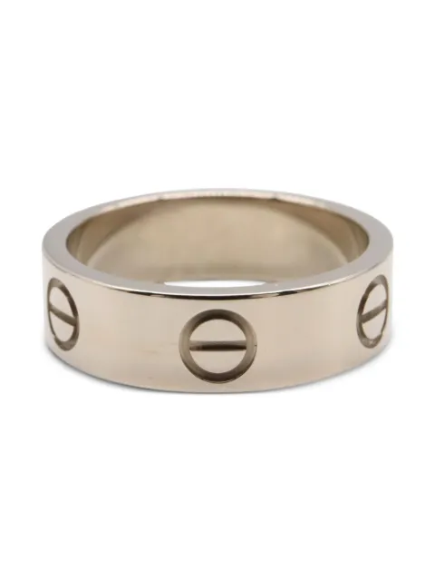 Cartier خاتم 'لوف' ذهب أبيض عيار 18 من عقد 2010