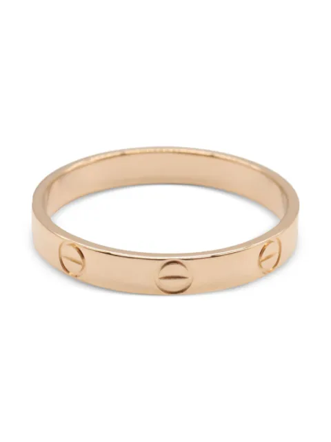 Cartier 2010s 18K rose gold Love ring