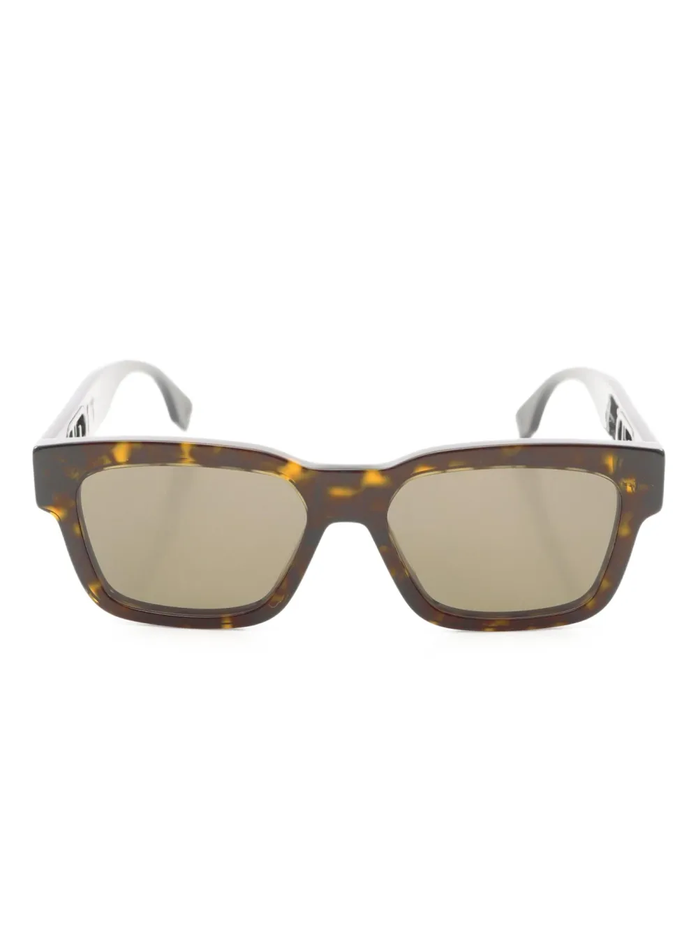 Fendi Pre-Owned 2020s O'Lock サングラス - ブラウン Fendi Pre-Owned 2020s O'Lock サングラス - ブラウン