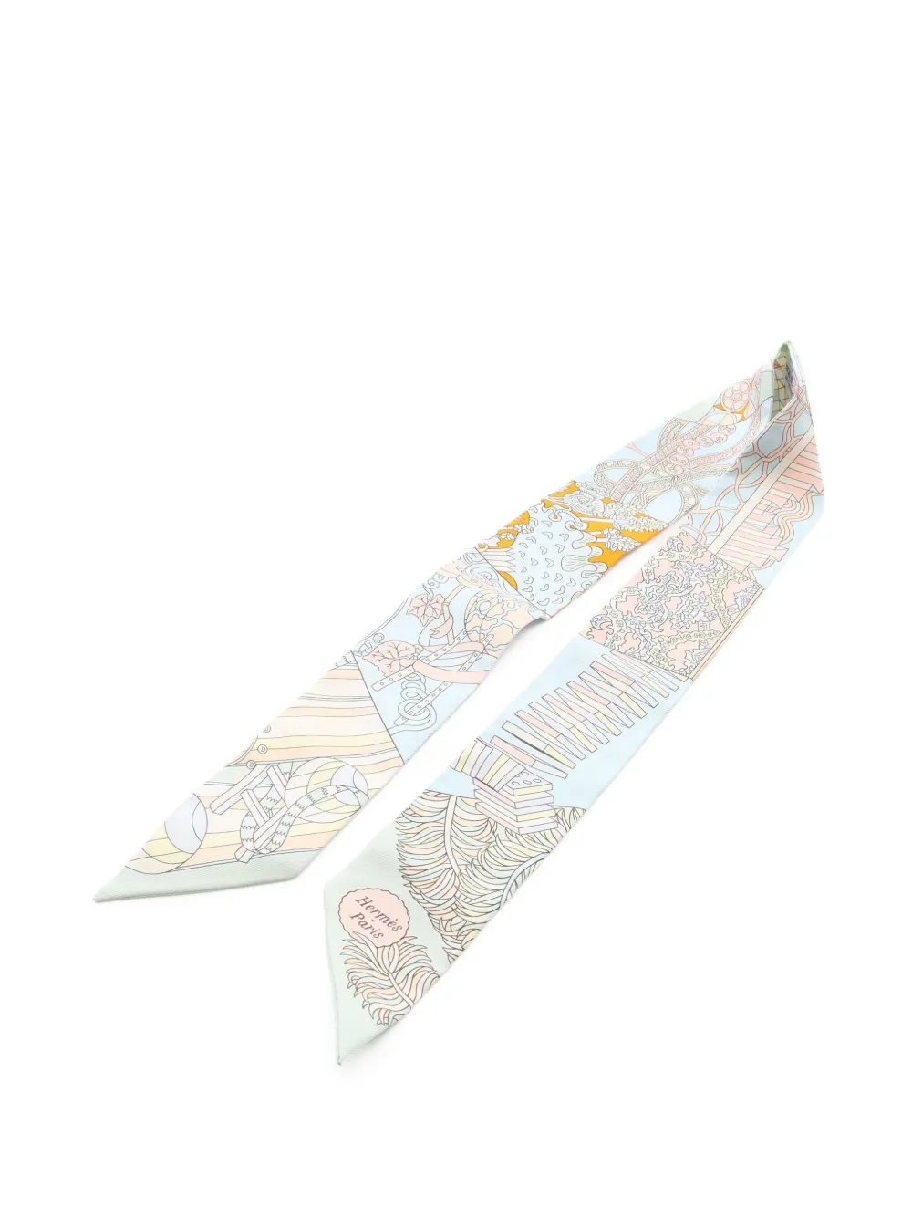 Hermès Pre-Owned 2020s De l'Ombrelle aux Duels silk scarf | Pre-Owned | Image 2