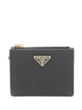Prada Pre-Owned 2020s saffiano-leather triangle-logo wallet - Black