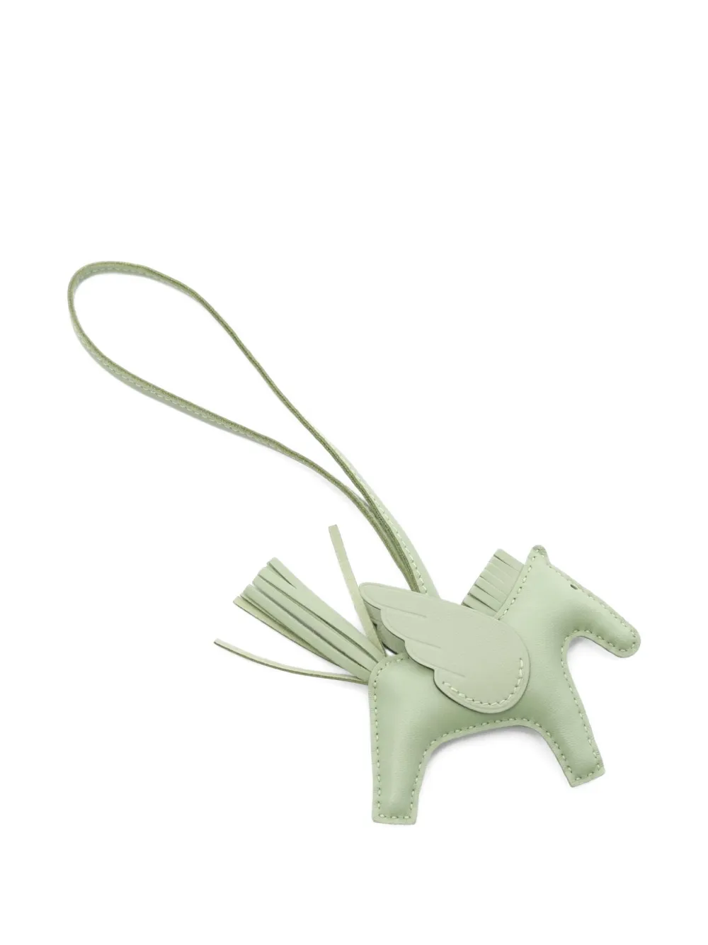 Hermès Pre-Owned 2023 Rodeo Pegasus PM bag charm - グリーン Hermès Pre-Owned 2023 Rodeo Pegasus PM bag charm - グリーン