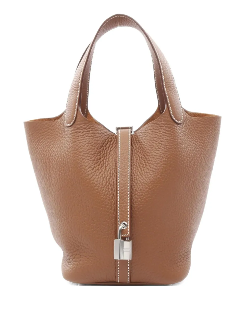 Hermès Pre-Owned 2025 Picotan Lock PM handbag - ブラウン Hermès Pre-Owned 2025 Picotan Lock PM handbag - ブラウン