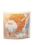 Hermès Pre-Owned 2010s Le Premier Chant scarf - White