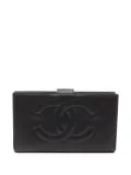 CHANEL Pre-Owned 1994-1996 Coco Mark bi-fold wallet - Black