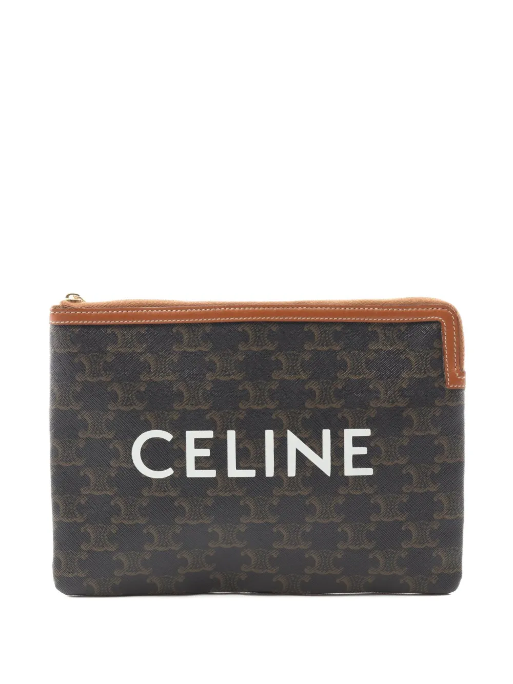 Céline Pre-Owned 2010s トリオンフ クラッチバッグ S - ブラック Céline Pre-Owned 2010s トリオンフ クラッチバッグ S - ブラック