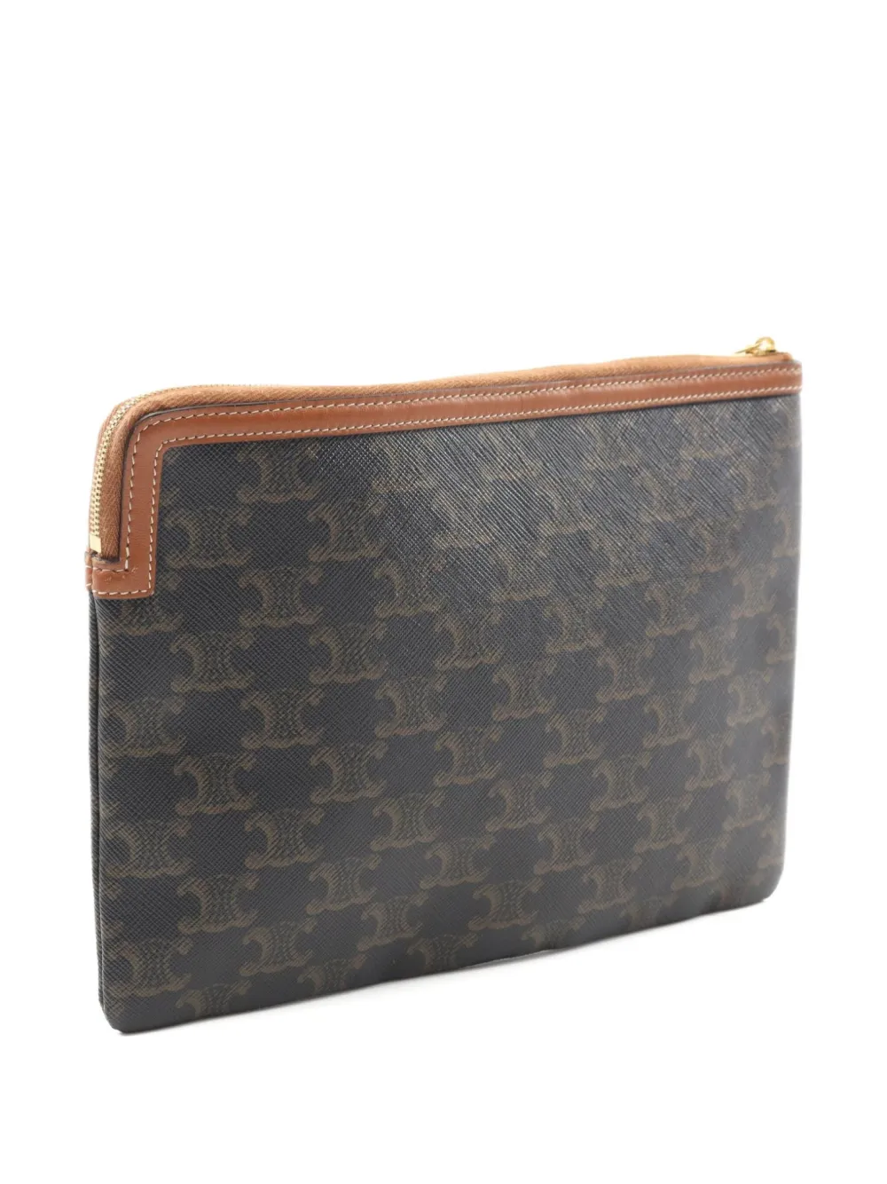 Celine Pre-Owned 2010s small Triomphe pattern clutch bag | Pre-Owned | Image 2