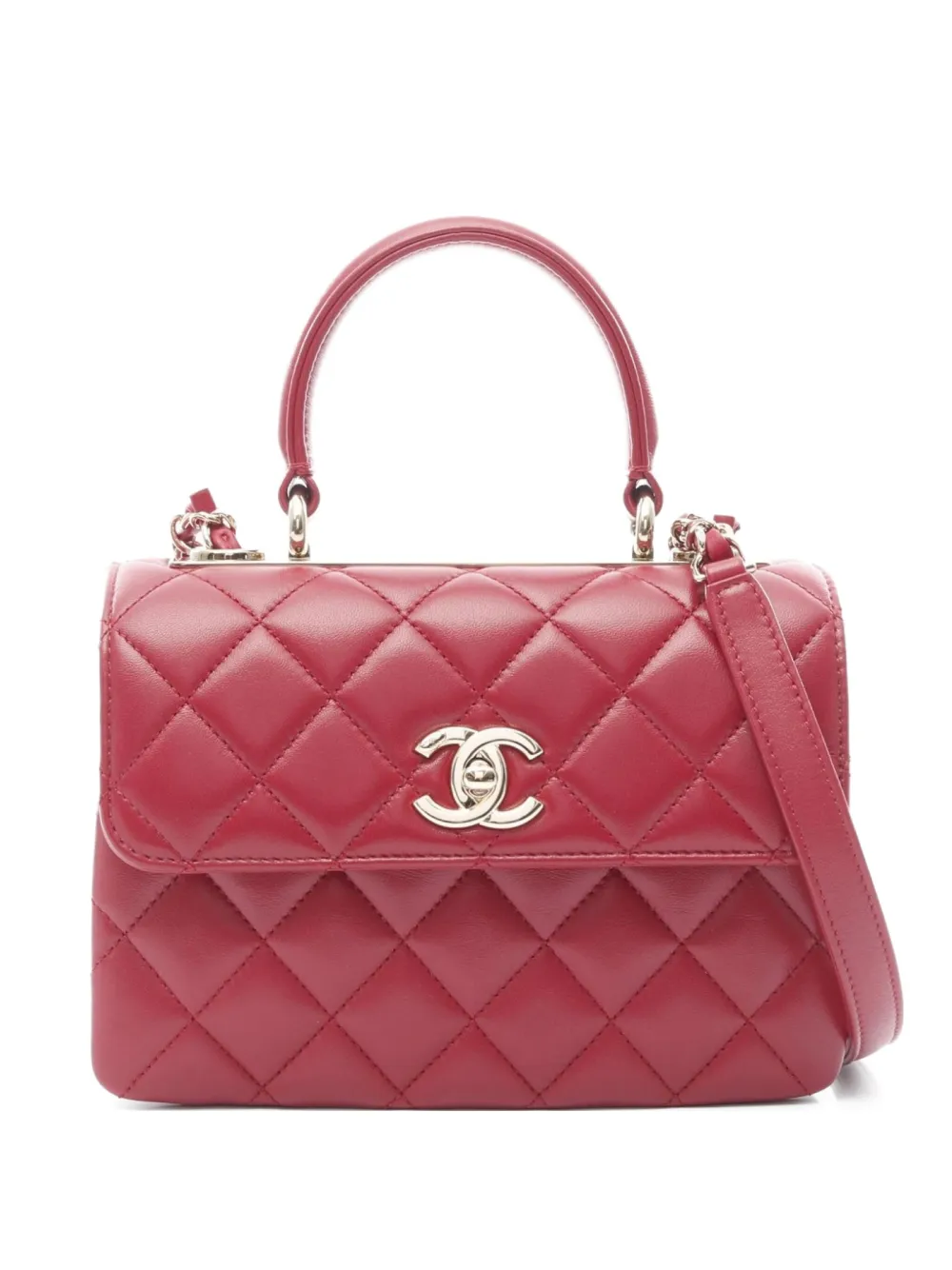CHANEL Pre-Owned 2021 トレンディ ココマーク 2way ハンドバッグ - ピンク CHANEL Pre-Owned 2021 トレンディ ココマーク 2way ハンドバッグ - ピンク