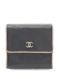 CHANEL Pre-Owned 2006-2008 Coco-mark stitch wallet - Black