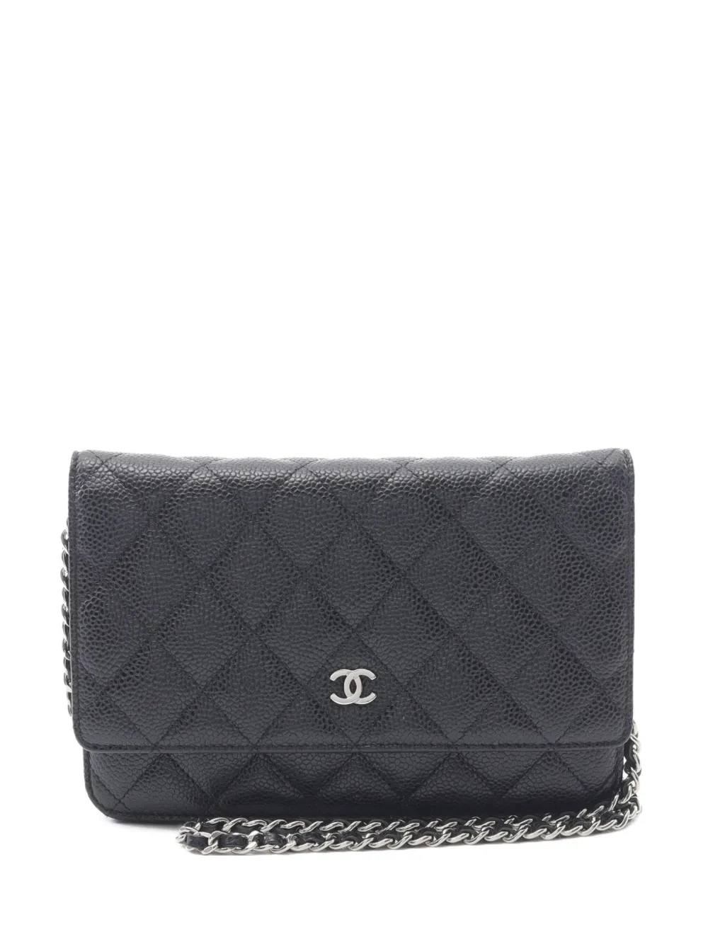 CHANEL Pre-Owned 2015-2016 マテラッセ ショルダーバッグ - ブラック CHANEL Pre-Owned 2015-2016 マテラッセ ショルダーバッグ - ブラック