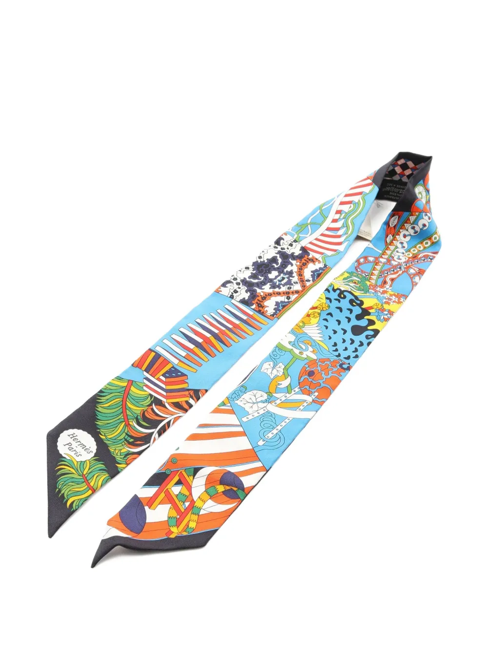 Hermès Pre-Owned 20s De l'Ombrelle Aux Duele scarves | Image 2