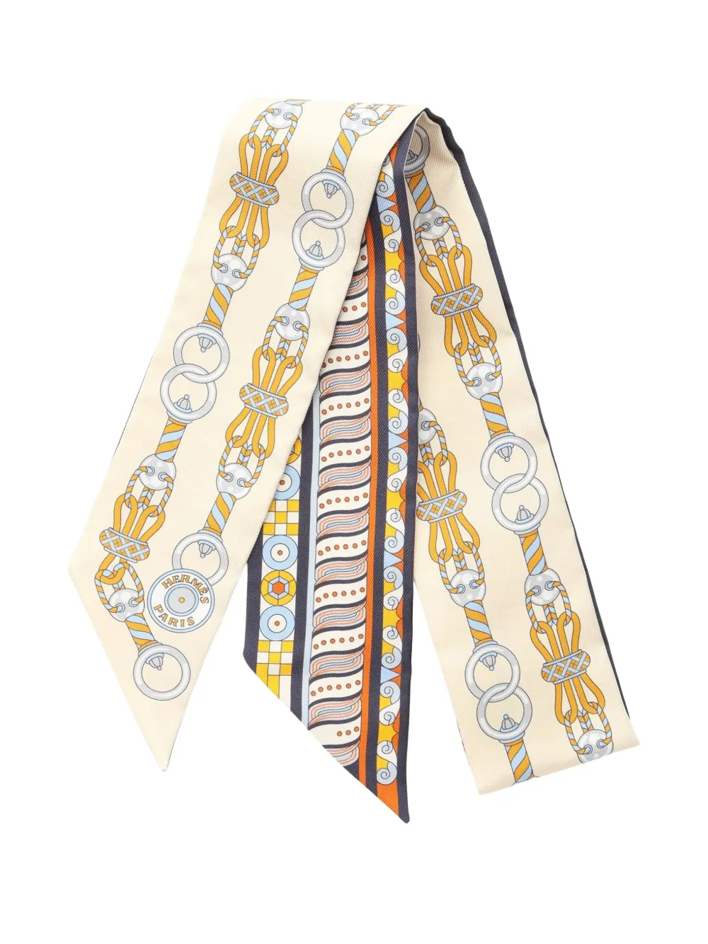 Hermès Pre-Owned 2023 Harnais En Rosace scarf | Neutrals | Image 1