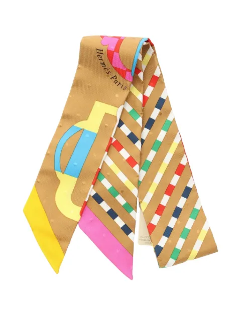Hermès Pre-Owned 2020s Bouclerie Moderne silk scarf