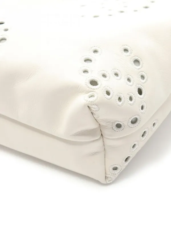 CHANEL Pre-Owned 2021 Chanel 22 Mini Chain Leather Bag | White