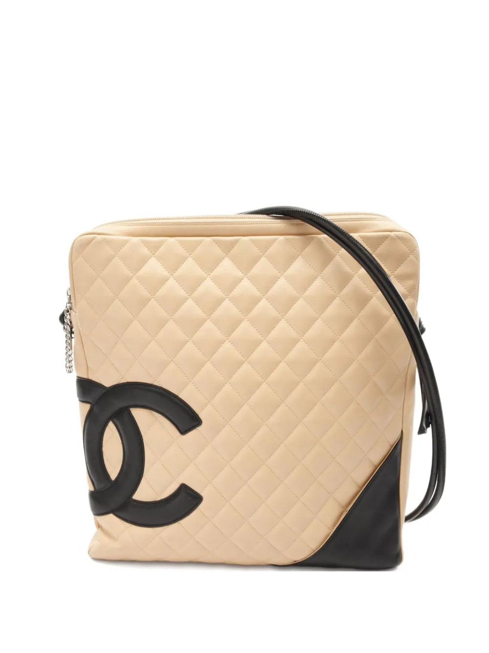 CHANEL Pre-Owned 2003-2024 カンボンライン ショルダーバッグ L - ブラック CHANEL Pre-Owned 2003-2024 カンボンライン ショルダーバッグ L - ブラック